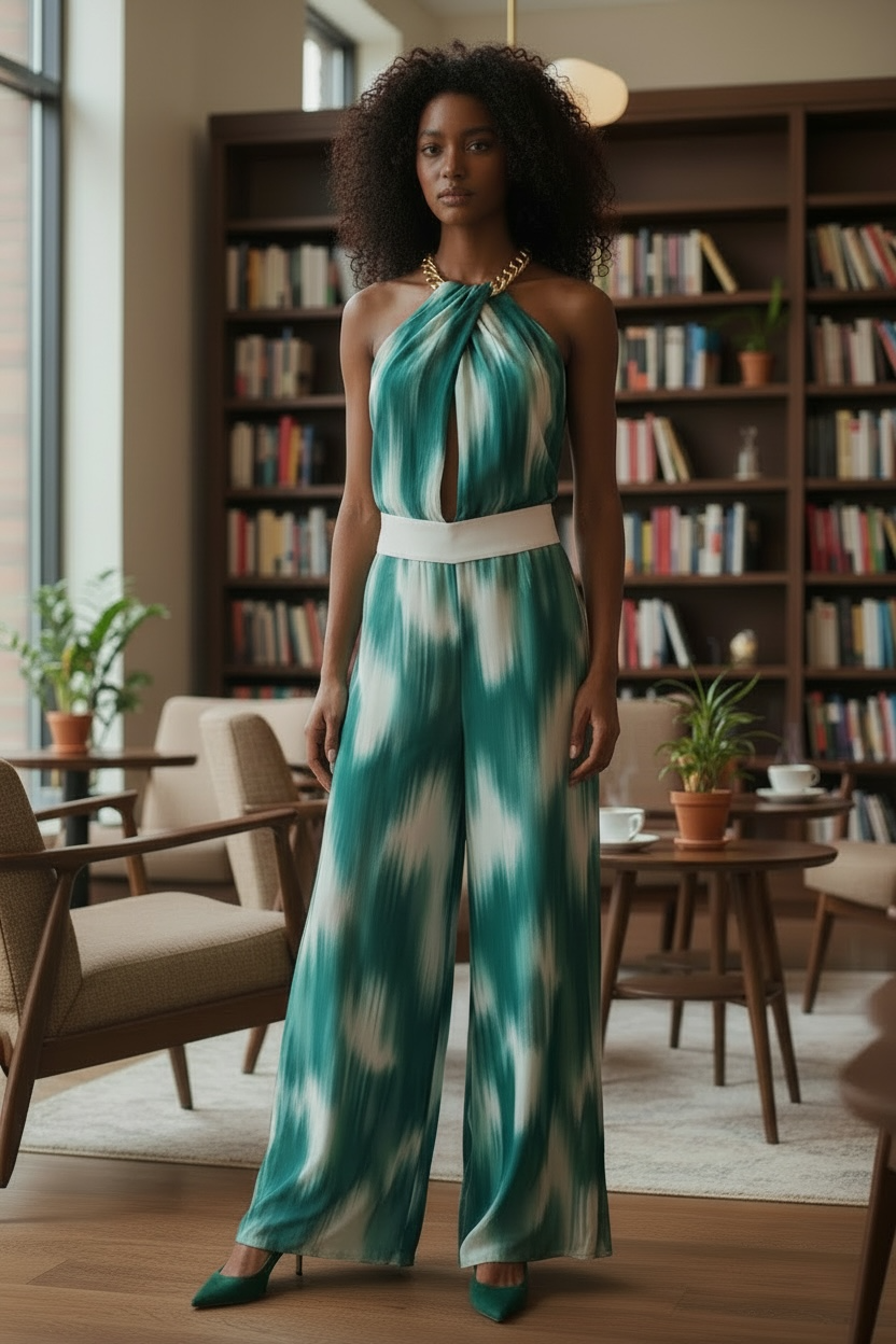 Emerald Oasis Jumpsuit
