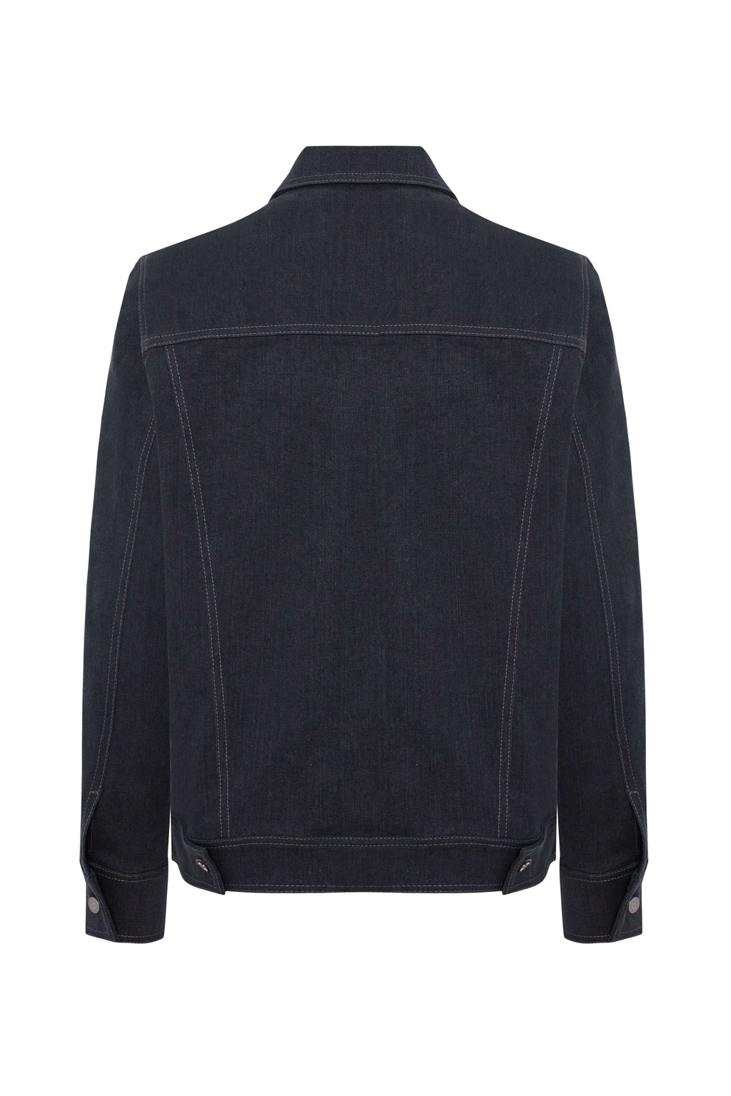 JENDUE Livorno Denim Jacket - Men's Dark Wash Jean Jacket