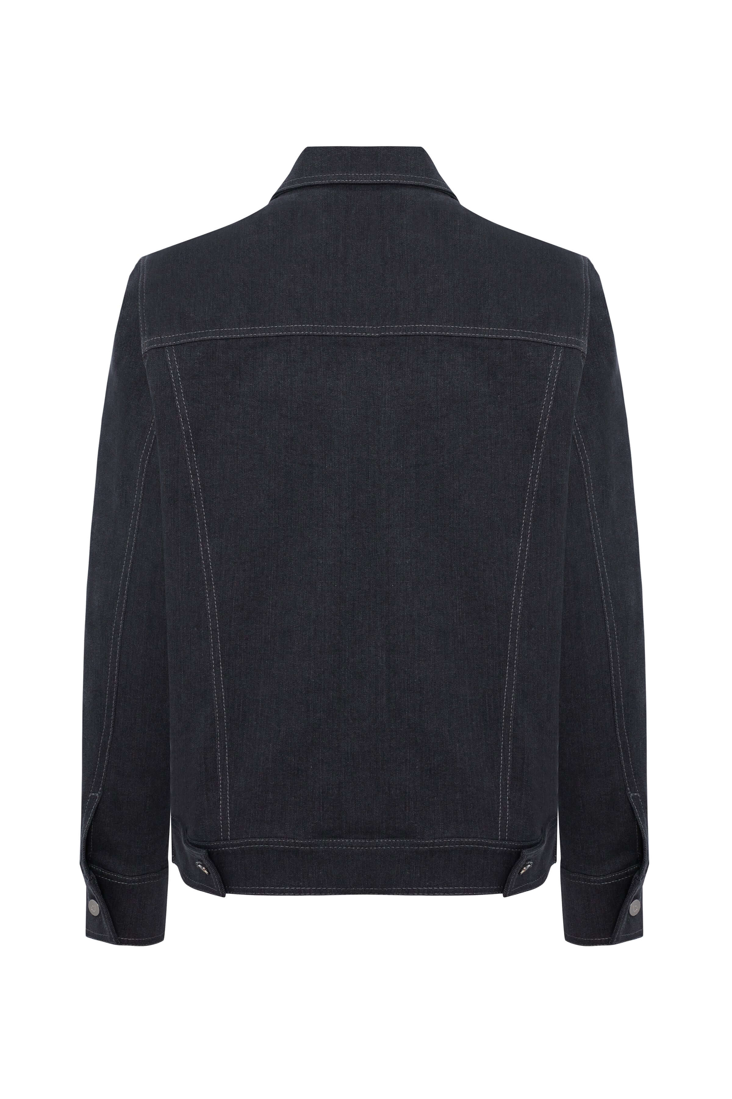JENDUE Livorno Denim Jacket - Men's Dark Wash Jean Jacket